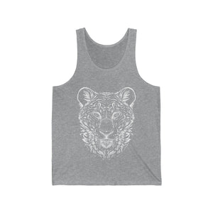 Wolf Colored - Tank Top Tank Top Dire Creatures Heather XS 