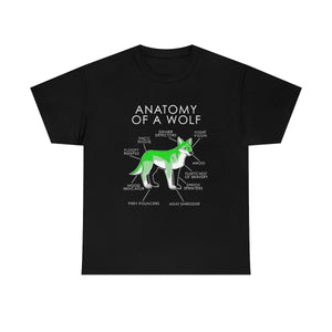 Wolf Green - T-Shirt T-Shirt Artworktee Black S 