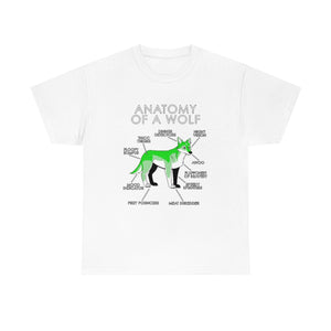 Wolf Green - T-Shirt T-Shirt Artworktee White S 