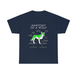 Wolf Green - T-Shirt T-Shirt Artworktee Navy Blue S 