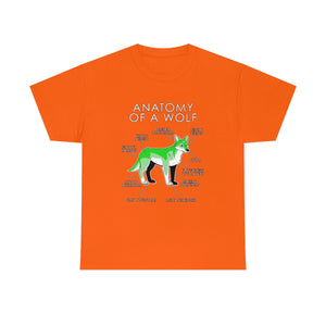 Wolf Green - T-Shirt T-Shirt Artworktee Orange S 