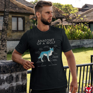 Wolf Light Blue - T-Shirt T-Shirt Artworktee 