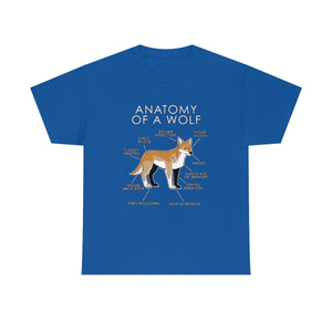Wolf Orange - T-Shirt T-Shirt Artworktee Royal Blue S 