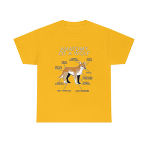 Wolf Orange - T-Shirt T-Shirt Artworktee Gold S 