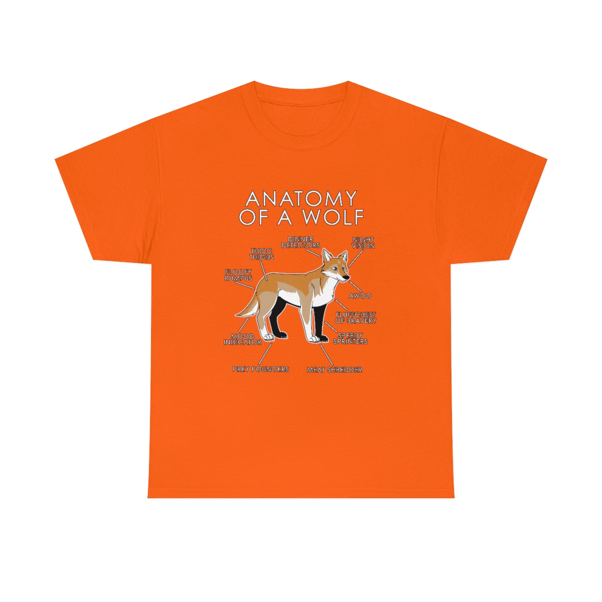 Wolf Orange - T-Shirt T-Shirt Artworktee Orange S 