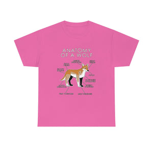 Wolf Orange - T-Shirt T-Shirt Artworktee Pink S 