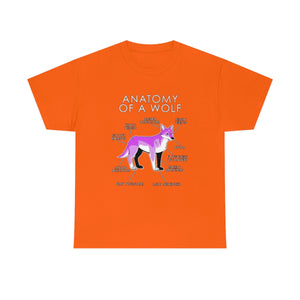Wolf Pink - T-Shirt T-Shirt Artworktee Orange S 