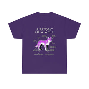 Wolf Pink - T-Shirt T-Shirt Artworktee Purple S 