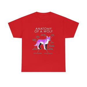 Wolf Pink - T-Shirt T-Shirt Artworktee Red S 