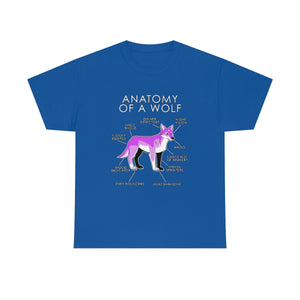 Wolf Pink - T-Shirt T-Shirt Artworktee Royal Blue S 