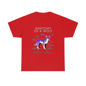 Wolf Purple - T-Shirt T-Shirt Artworktee Red S 