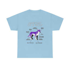 Wolf Purple - T-Shirt T-Shirt Artworktee Light Blue S 