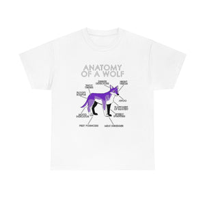 Wolf Purple - T-Shirt T-Shirt Artworktee White S 
