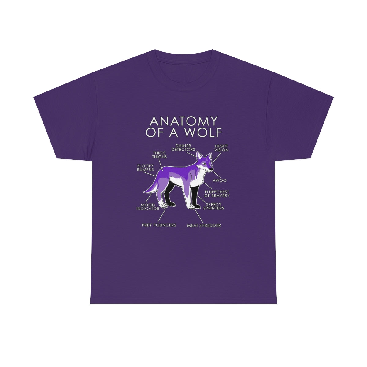 Wolf Purple - T-Shirt T-Shirt Artworktee Purple S 