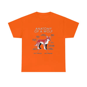 Wolf Red - T-Shirt T-Shirt Artworktee Orange S 