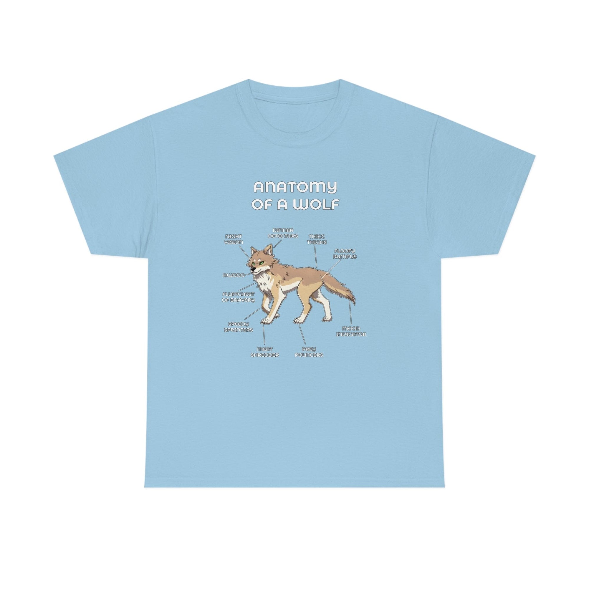 Wolf Sand - T-Shirt T-Shirt Artworktee Light Blue S 