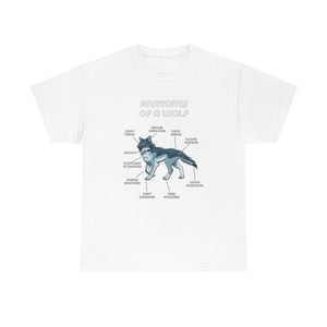 Wolf Silver Blue - T-Shirt T-Shirt Artworktee White S 