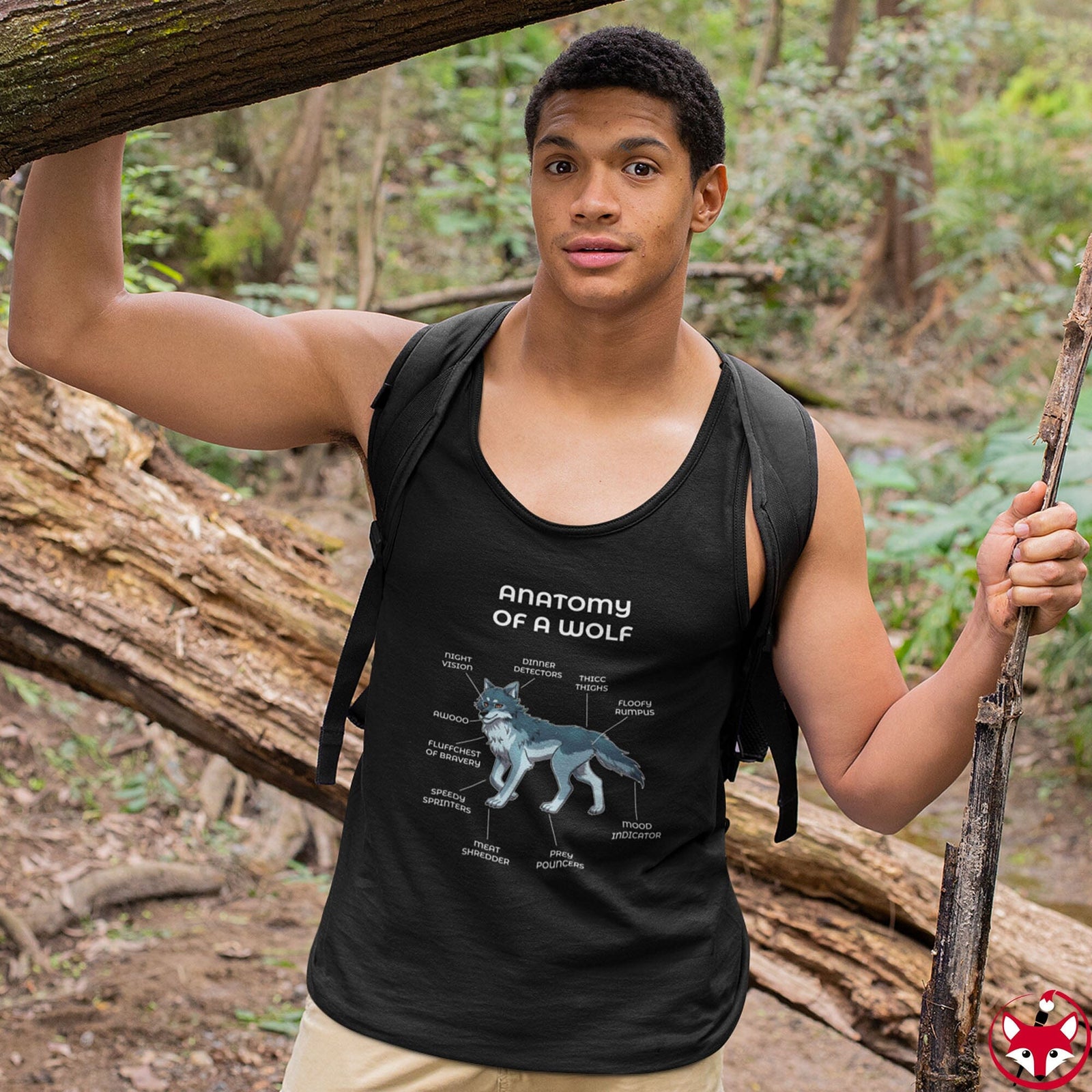 Wolf Silver Blue - Tank Top Tank Top Artworktee 