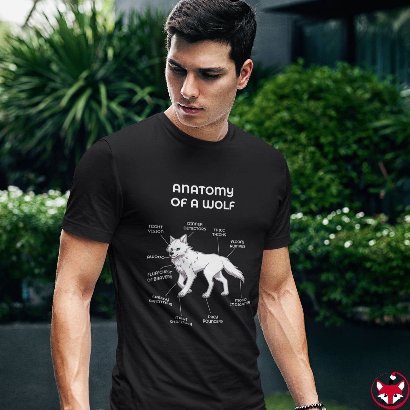 Wolf White - T-Shirt T-Shirt Artworktee 