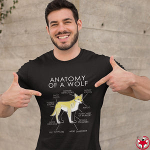 Wolf Yellow - T-Shirt T-Shirt Artworktee 