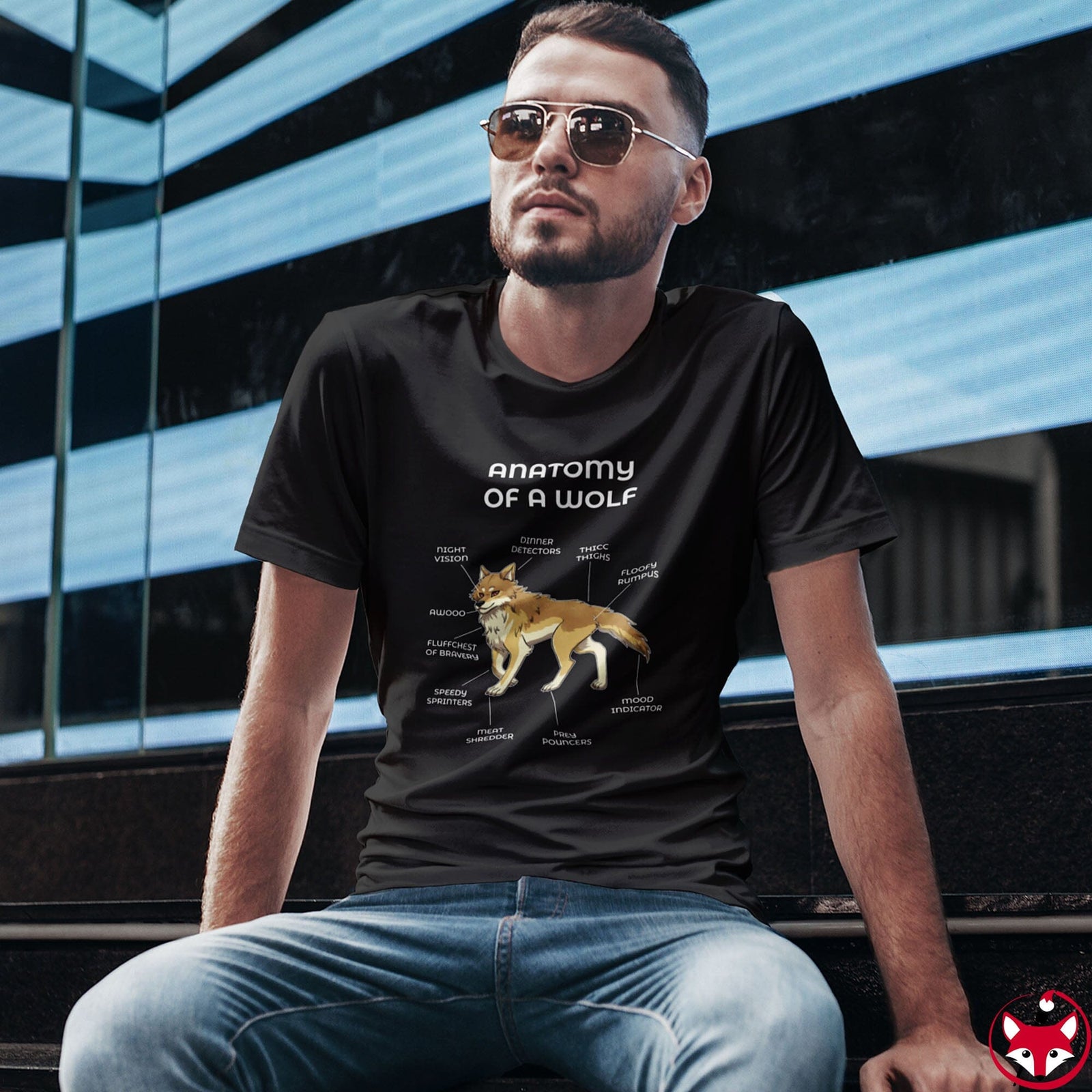 Wolf Yellow - T-Shirt T-Shirt Artworktee 