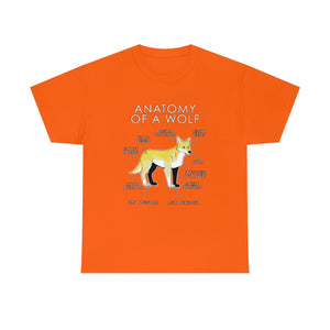 Wolf Yellow - T-Shirt T-Shirt Artworktee Orange S 
