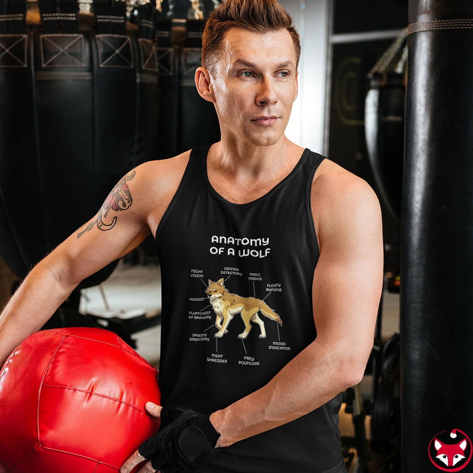 Wolf Yellow - Tank Top Tank Top Artworktee 