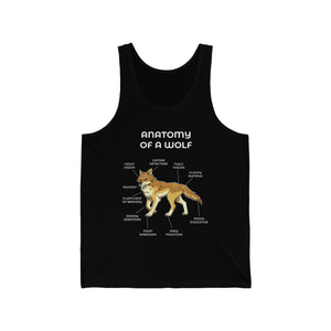 Wolf Yellow - Tank Top Tank Top Artworktee Black XS 