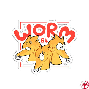 Worm 64 - Sticker Sticker Motfal 
