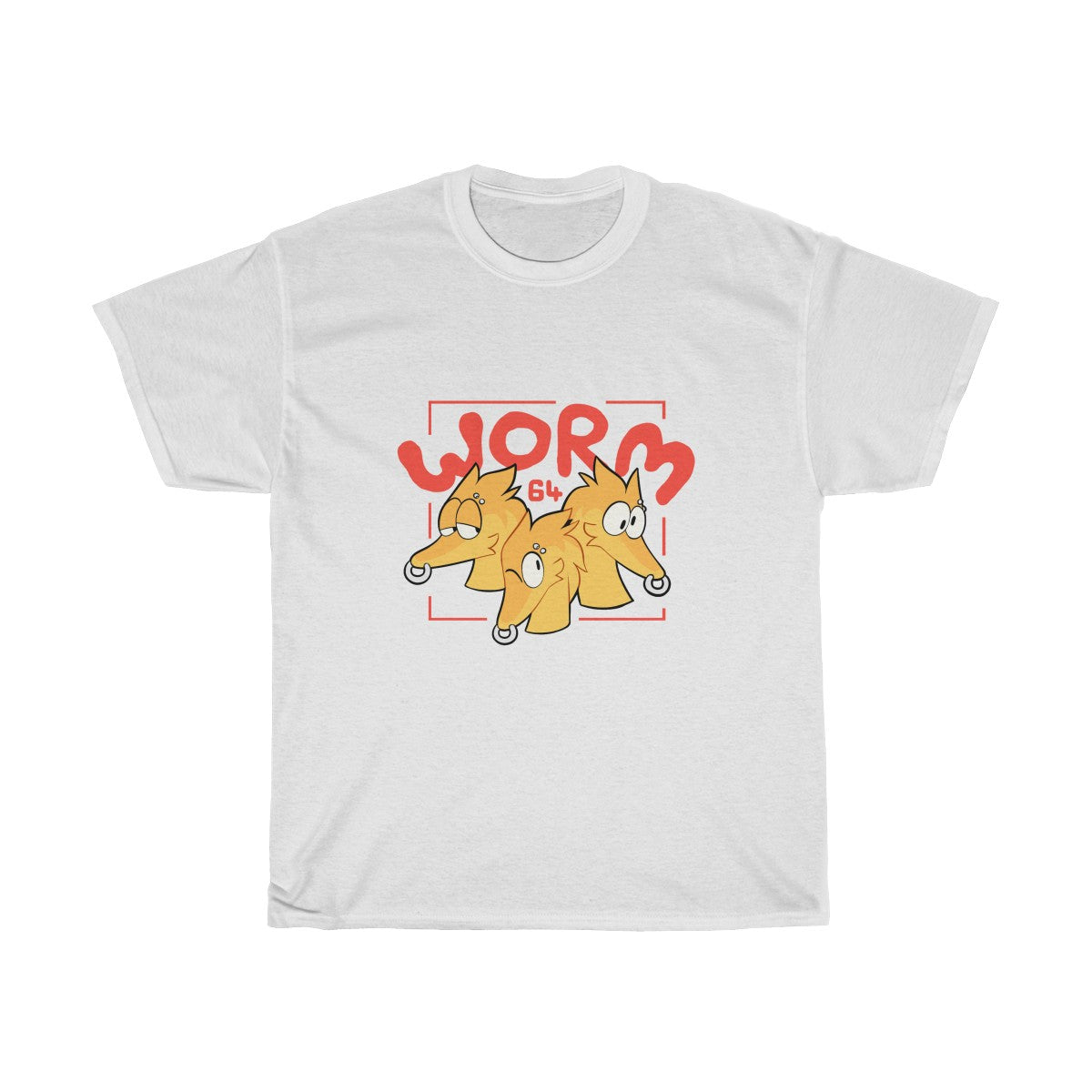 Worm 64 - T-Shirt T-Shirt Motfal White S 