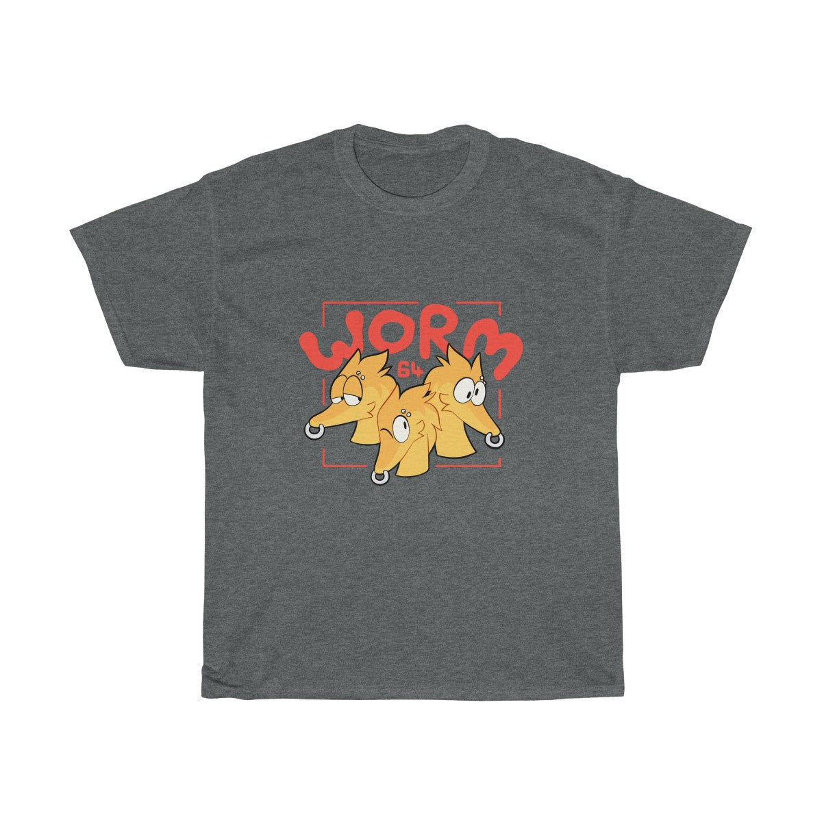 Worm 64 - T-Shirt T-Shirt Motfal Dark Heather S 