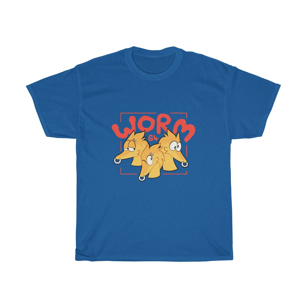 Worm 64 - T-Shirt T-Shirt Motfal Royal Blue S 