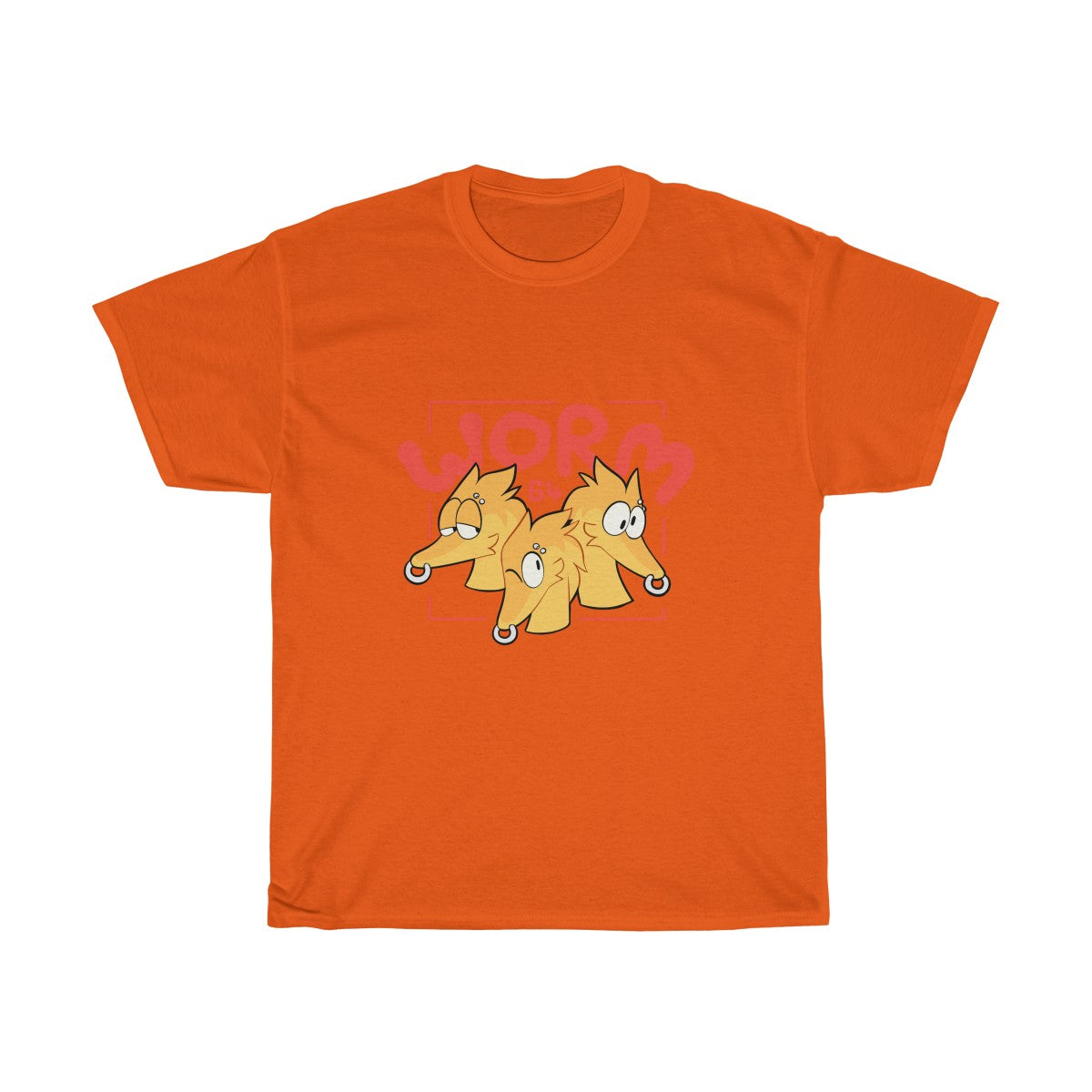 Worm 64 - T-Shirt T-Shirt Motfal Orange S 