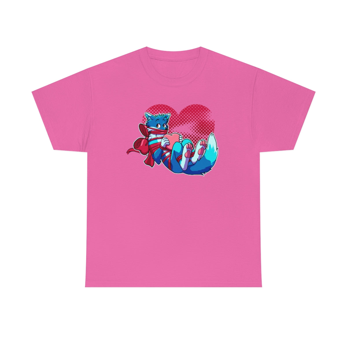 Wrapped Heart - T-Shirt T-Shirt Artworktee Pink S 