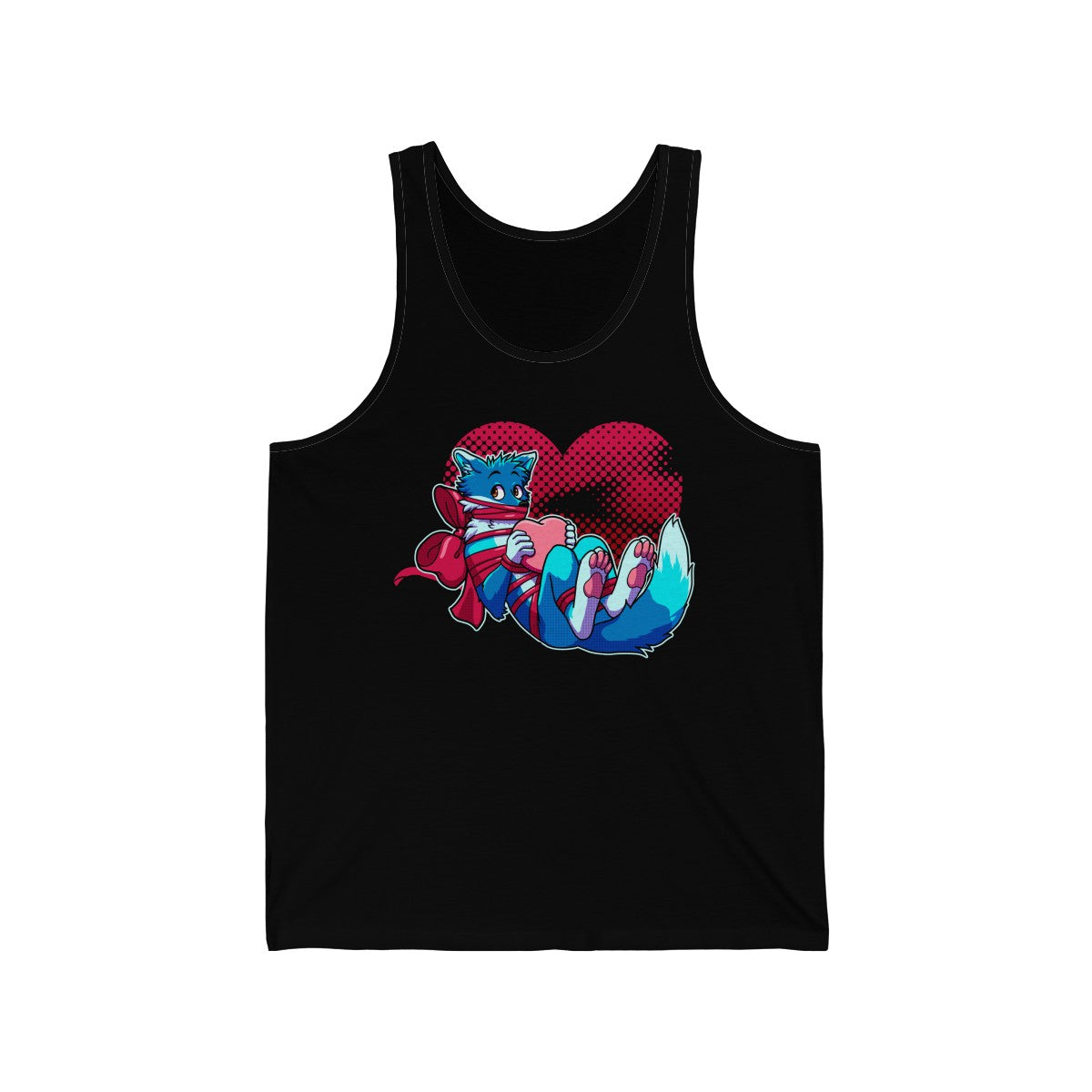 Wrapped Heart - Tank Top Tank Top Artworktee Black XS 