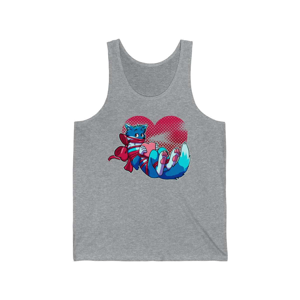 Wrapped Heart - Tank Top Tank Top Artworktee Heather XS 