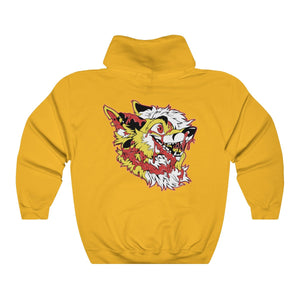 Yellow and Red - Hoodie Hoodie Artworktee Gold S 