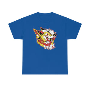 Yellow and Red - T-Shirt T-Shirt Artworktee Royal Blue S 