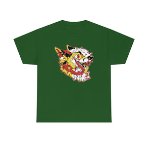 Yellow and Red - T-Shirt T-Shirt Artworktee Green S 