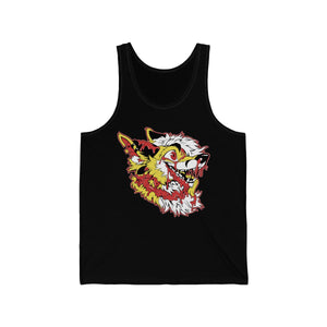 Yellow and Red - Tank Top Tank Top Artworktee Black XS 