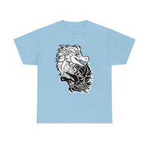 Ying Yang Dragons -T-Shirt T-Shirt Artworktee Light Blue S 