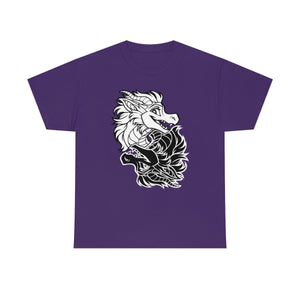Ying Yang Dragons -T-Shirt T-Shirt Artworktee Purple S 