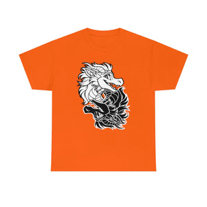 Ying Yang Dragons -T-Shirt T-Shirt Artworktee Orange S 