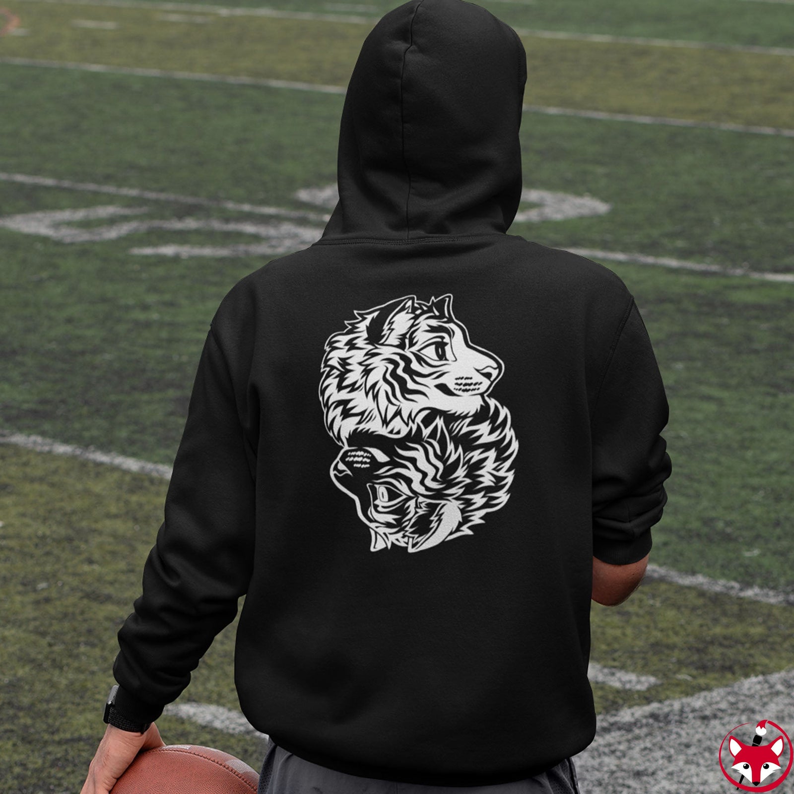 Ying Yang Tigers - Hoodie Hoodie Artworktee 