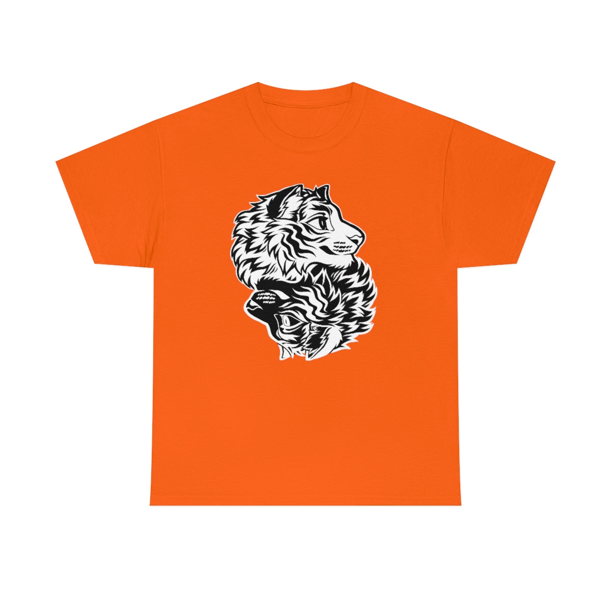 Ying Yang Tigers - T-Shirt T-Shirt Artworktee Orange S 