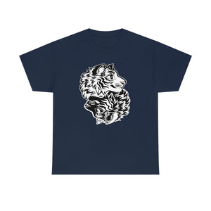 Ying Yang Tigers - T-Shirt T-Shirt Artworktee Navy Blue S 