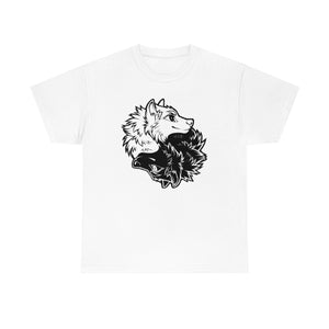 Ying Yang Wolves - T-Shirt T-Shirt Artworktee White S 