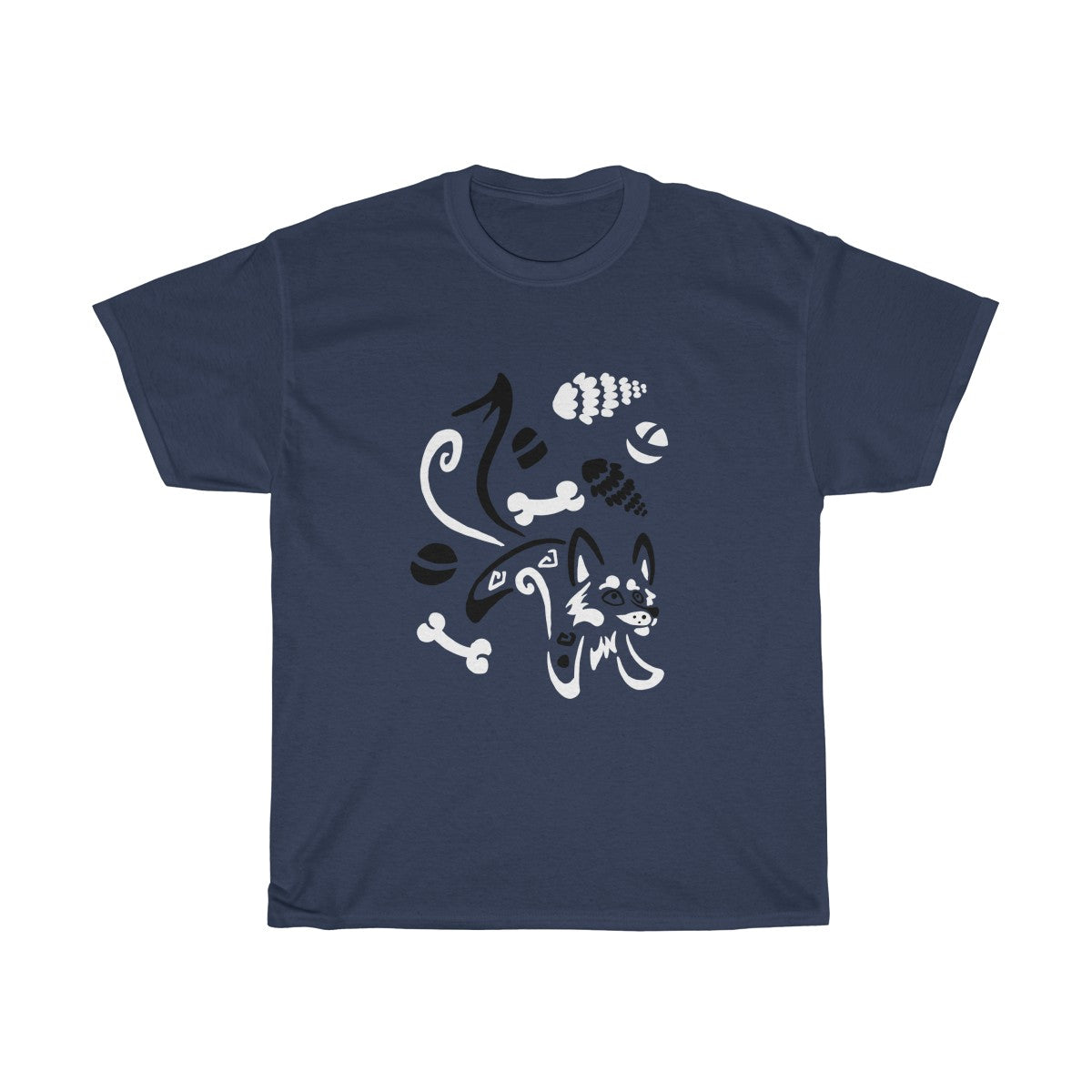 Yotes & Bones - T-Shirt T-Shirt Dire Creatures Navy Blue S 