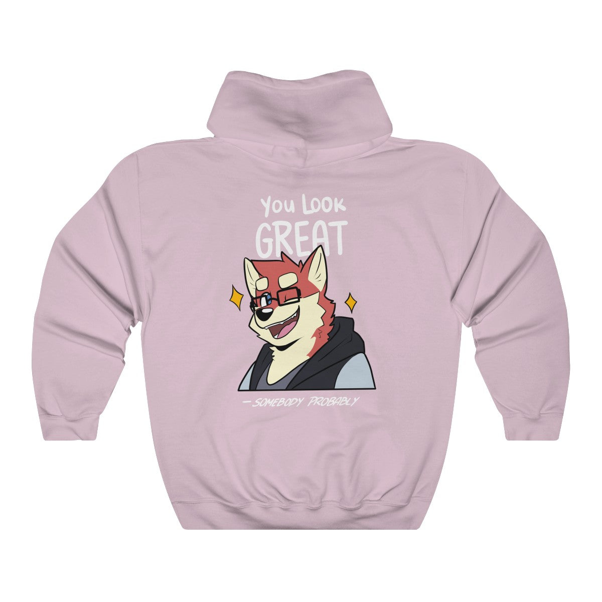 You Look Great - Hoodie Hoodie Ooka Light Pink S 