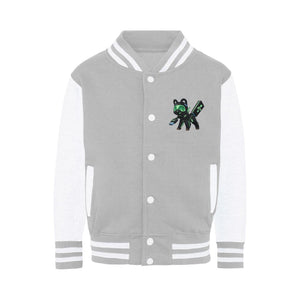 Digitail Panda - Varsity Jacket Varsity Jacket Lordyan Heather Grey / White XS 